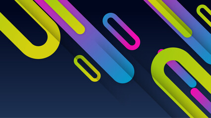 Modern abstract background with colorful geometric shapes