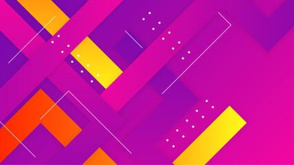 Geometric shapes background in flat design