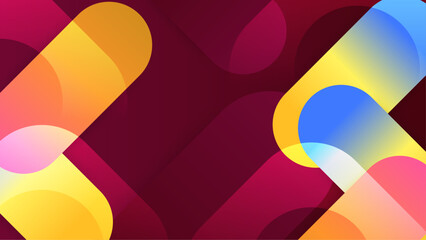 Vector colorful abstract geometric background vector illustration