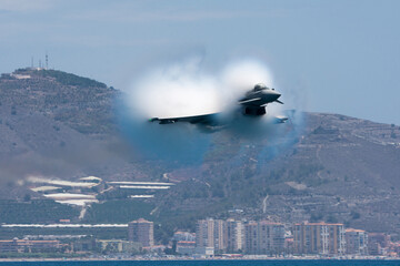 Avión en exhibición aérea