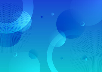 Vector abstract trendy gradient flowing geometric blue background for poster cover design minimal color