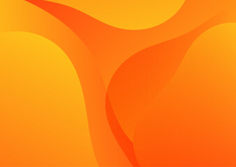 Minimal geometric orange geometric shapes light technology background abstract design. Vector illustration abstract graphic design pattern presentation background web template.