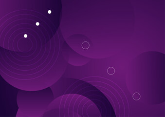 Modern purple geometric shapes abstract technology background. Vector abstract graphic design banner pattern presentation background web template.
