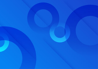 Blue geometric shapes abstract background geometry shine and layer element vector for presentation design. Suit for business, corporate, institution, party, festive, seminar, and talks.