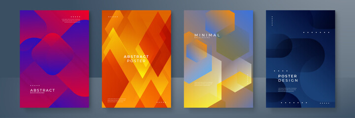 Abstract colorful geometric shapes light silver technology background vector. Modern diagonal presentation background.