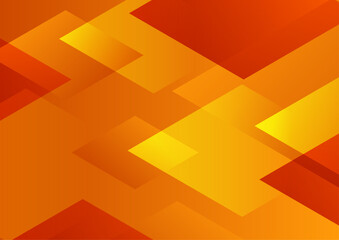 Orange yellow geometric shapes abstract modern technology background design. Vector abstract graphic presentation design banner pattern wallpaper background web template.