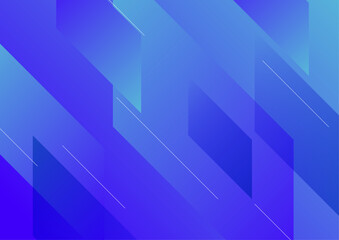 Abstract blue geometric shapes 3d background. Vector illustration abstract graphic design banner pattern presentation background wallpaper web template.