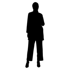 silhouette of a professional person