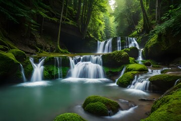 waterfall in the forest