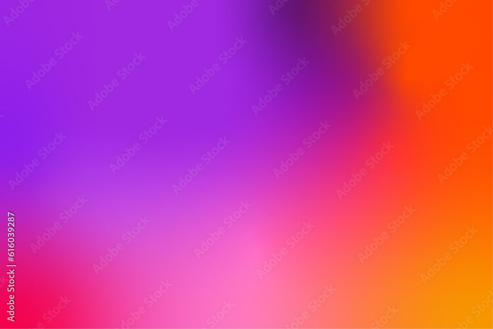 Wall mural Gradient background vibrant color