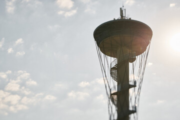 Kashubian Eye is a 44 meters high observation tower in Gniewino, Poland. Viewing tower in Gniewino.