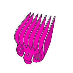 Clipper tooth design number 8 no background.