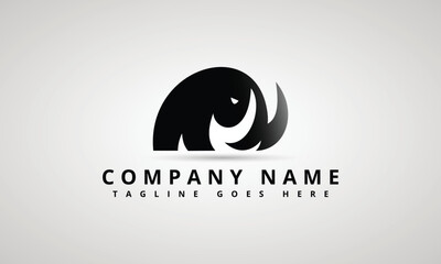 Elephant Logo Vector And Electric Bulb, Animal Simple Modern Playful Black Icon Design Inspiration