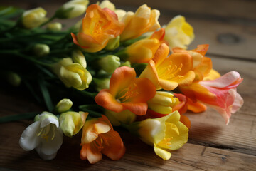 Freesia Wallpaper, Generative AI