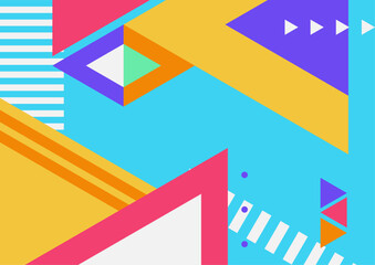 Modern abstract covers set, minimal covers design. Colorful geometric background, vector illustration.