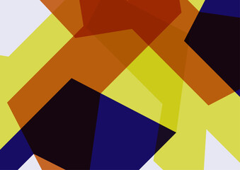 Vector abstract bauhaus geometric composition. modern cover design.