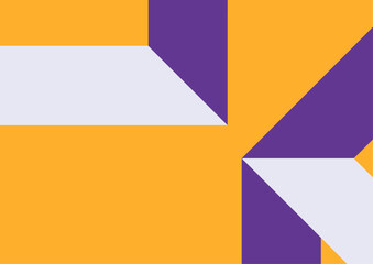 Vector abstract bauhaus geometric composition. modern cover design.