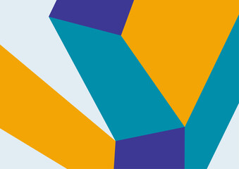 Vector swiss modernism banners set. simple geometric shapes and forms.