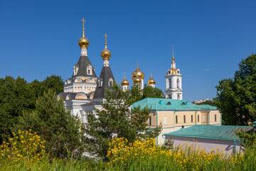 Fototapeta na wymiar Elizabethan Church on the territory of the Kremlin in the city of Dmitrov, Russia