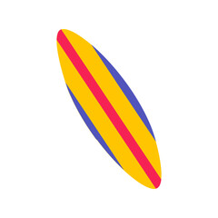 Surfing Board Illustration