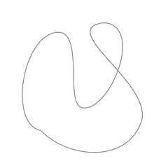 Abstract Squiggles Line Element
