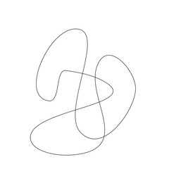 Abstract Squiggles Line Element