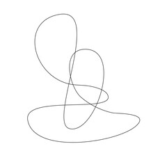 Abstract Squiggles Line Element