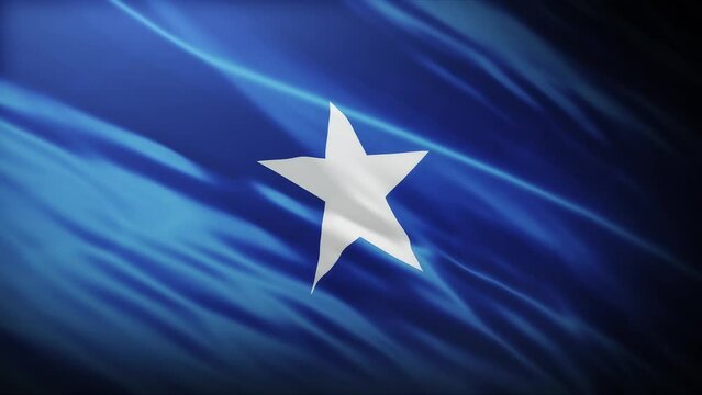 Flag of Somalia, full screen, high resolution, 4K Flag of Federal Republic of Somalia