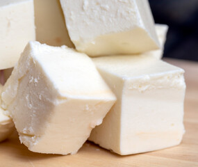 White cream cheese for making salads