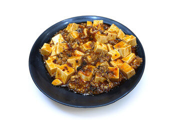 Spicy sichuan mapo tofu. Chinese food