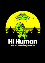 Alien Come In Peace poster
