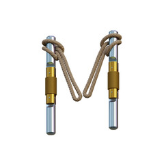 Carabiner Tech 3D Alphabet or PNG Letters