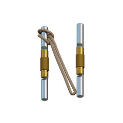 Carabiner Tech 3D Alphabet or PNG Letters