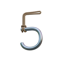 Carabiner Tech 3D Alphabet or PNG Letters