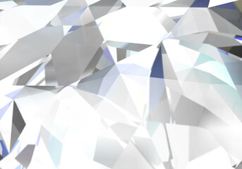 Realistic diamond texture close up, (high resolution 3D image)