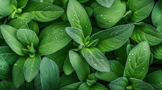 Background of Sage , HD, Decorate with water drops, Background Wallpaper, Desktop Wallpaper , Generative Ai