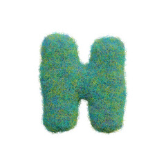 Chaos & Bold Fur 3D Alphabet or PNG Letters