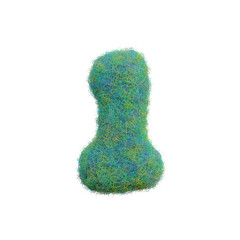 Chaos & Bold Fur 3D Alphabet or PNG Letters