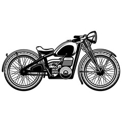 Fototapeta na wymiar motorcycle isolated on white background