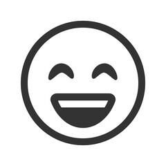 illustration of a icon happy