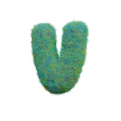 Chaos & Bold Fur 3D Alphabet or PNG Letters