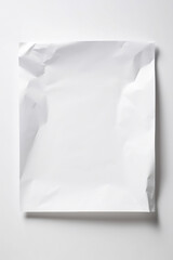 Obraz premium Leeres, weißes Blatt Papier KI