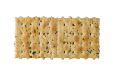 Stack of crackers or diet fit loaves isolated on white background. With clipping path. Full depth of field. Focus stacking