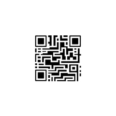 二次元バーコード（QR）のイラスト