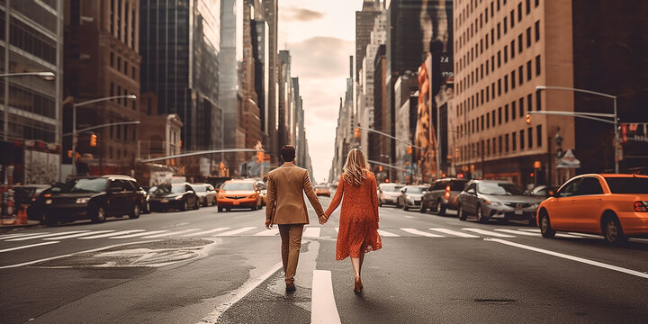 Urlauber P&auml;rrchen in New York KI