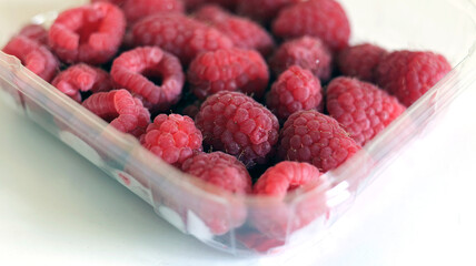 barquette de framboises