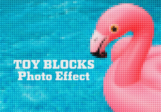 Toy Blocks Photo Effect