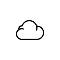 technology cloud computing sign symbol vector