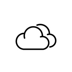 technology cloud computing sign symbol vector