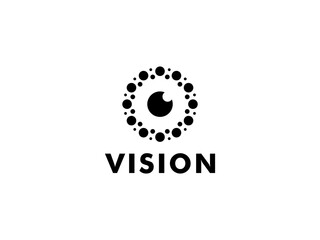 Abstract Eye Vision Logo, Creative Vision logo vector template